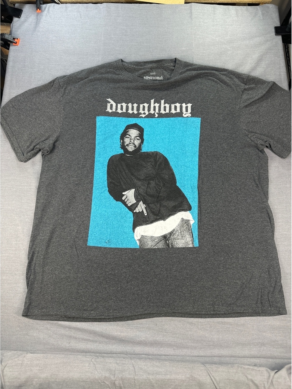 Mad Boyz N The Hood Men's Graphic T-Shirt XXL Charcoal Doughboy Ice Cube